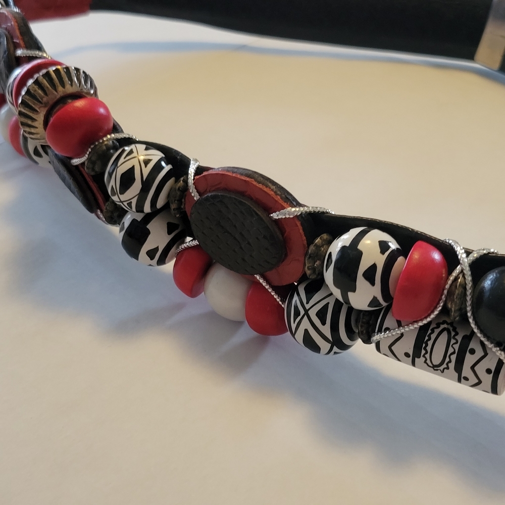 Vintage J. Yves Elliott Beaded Belt - Picture 10 of 16